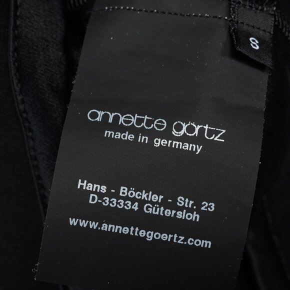 Annette Gortz 2018 Sofia Black Shift Dress, Size S - Picture 10 of 11